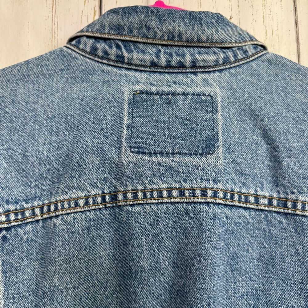 Vintage Levis 70507 Trucker Jacket L Mens Blue Denim Y2K Classic 90s Streetwear - Picture 12 of 15